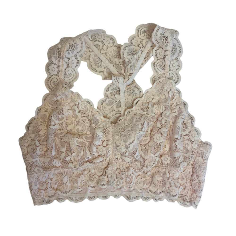 Sierra Light Pink Lace Bralette